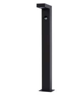 Potelet extérieur, 3000K, 400 lumens, détecteur, IP54 – Lucide - Texas 2