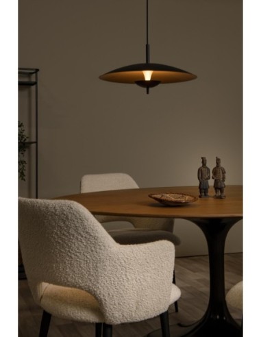 Lucide - Vulcan - Suspension Diam. 47 cm Led Dim.3000K Noir et doré