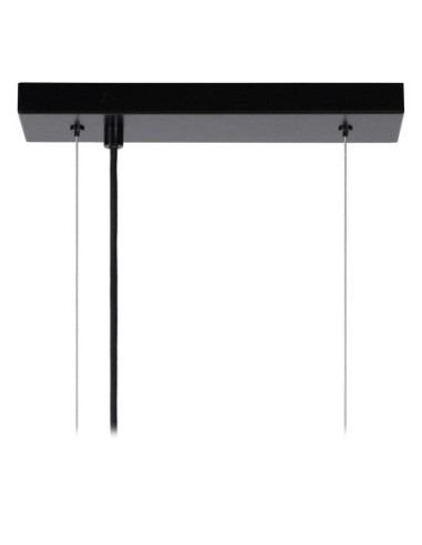 Suspension Dimmable 4xE27 60W Acier Noir - Lucide - Surtus