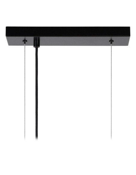 Suspension Dimmable 4xE27 60W Acier Noir - Lucide - Surtus