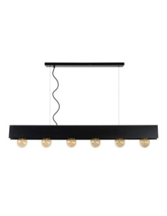 Lucide SURTUS Suspension 6xE27 Noir | Deko Light 2