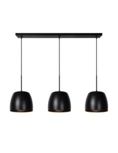 Lucide NOLAN Suspension 3xE27 Noir | Deko Light 2