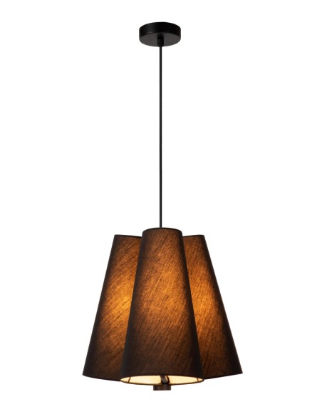 Suspension Diam. 34,3 cm 3xE27 60W  Dimmable Noir - lucide - Gregory