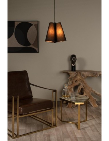 Suspension Diam. 34,3 cm 3xE27 60W  Dimmable Noir - lucide - Gregory