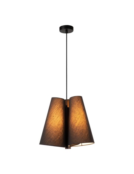 Suspension Diam. 34,3 cm 3xE27 60W  Dimmable Noir - lucide - Gregory