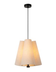 Suspension Diam. 34,3 cm 3xE27 60W Dimmable Creme - Lucide - Gregory
