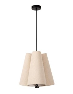 Suspension Diam. 34,3 cm 3xE27 60W Dimmable Creme - Lucide - Gregory 2