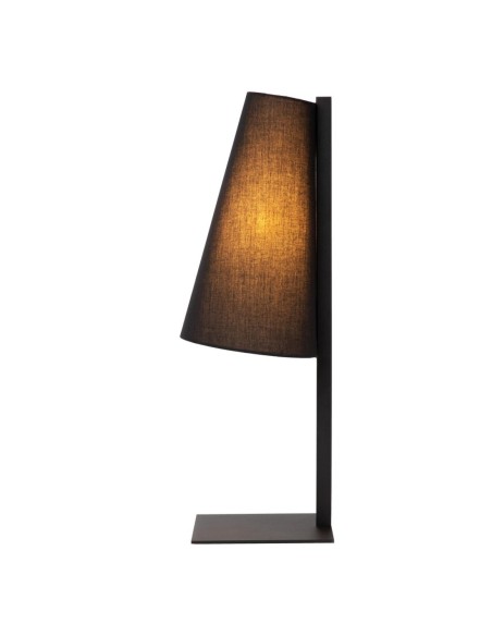 Lucide GREGORY Lampe de table 1xE27 Noir | Deko Light