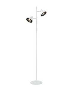 Lampadaire Led   2xGU10 métal blanc - Lucide - Sensas