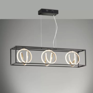 Suspension Led CCT 3 points lumineux  - Fischer & Honsel - Gisi