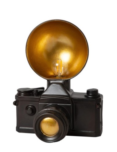 Lucide EXTRAVAGANZA CAMERA Lampe de table 1xE14 Noir | Deko Light