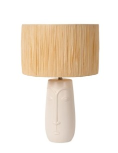 Lampe de table céramique et papier E27 - Lucide - Viso 2