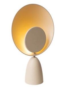 Lampe de table Diam. 25,5 cm 2100K Taupe - Lucide - Castamar