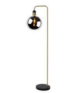 Lampadaire Diam. 28 cm 1xE27 25 W Verre Fume - Lucide - Julius