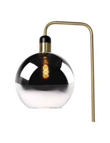 Lampadaire Diam. 28 cm 1xE27 25 W Verre Fume - Lucide - Julius