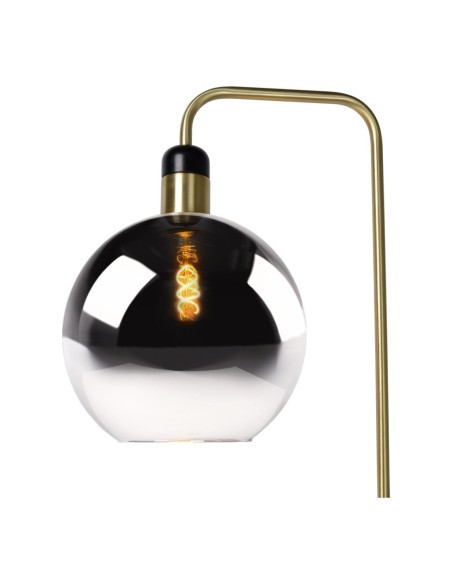 Lampadaire Diam. 28 cm 1xE27 25 W Verre Fume - Lucide - Julius