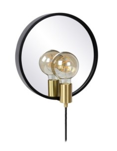 Miroir lumineux Diam. 31 cm 1xE27 Noir - REFLEX - Lucide 2