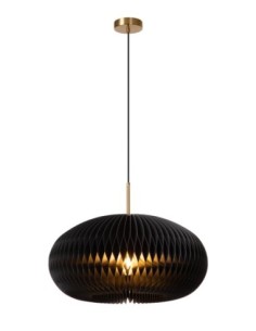 Suspension Diam. 52 cm 1xE27 40 W Dimmable Noir  - Lucide - Armoni