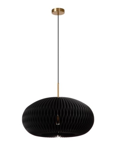 Suspension Diam. 52 cm 1xE27 40 W Dimmable Noir  - Lucide - Armoni