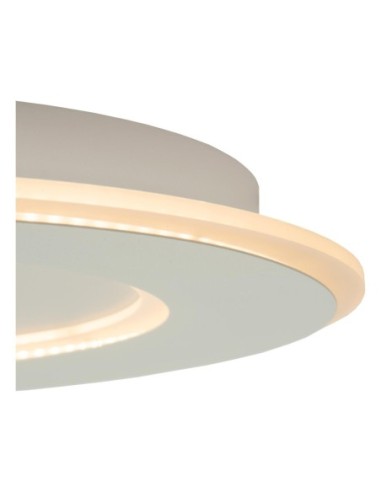 Lucide AXELLE Plafonnier Diam. 39,6 cm LED 3 StepDim 1x24W 2700K Blanc | Deko Light