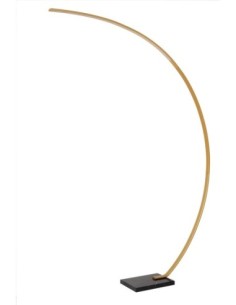 Lampadaire arceau LED Dim. 1x15W 2700K 540 LM Or Mat / Laiton - Lucide - CURVE 2