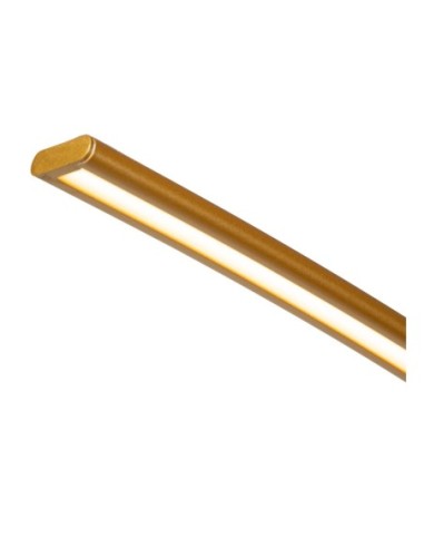 Lampadaire arceau LED Dim. 1x15W 2700K 540 LM Or Mat / Laiton - Lucide - CURVE