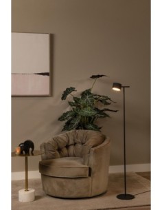 Lucide GIAN Lampadaire LED Dim. 1x9W 2700K Noir 2