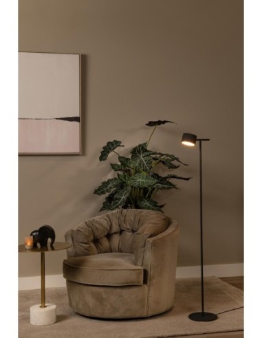 Lucide GIAN Lampadaire LED Dim. 1x9W 2700K Noir