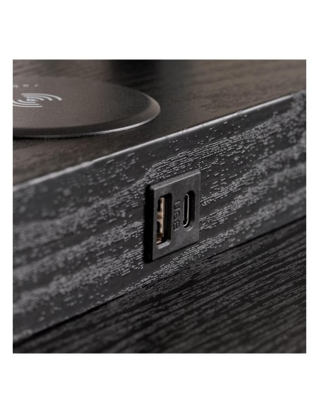 Lampadaire multifonction Meno de Lucide - prise USB et station de chargement à induction