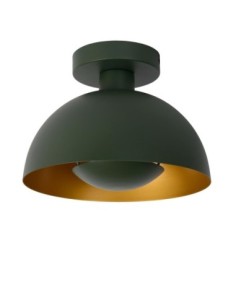 Lucide SIEMON Plafonnier Diam. 25 cm 1xE27 Vert | Deko Light 2