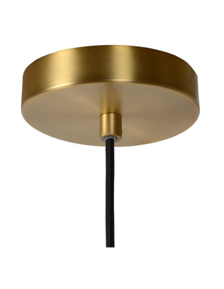 Suspension Diam. 20 cm 1xE27 40W Cylindrique Vert - Lucide - Maloto