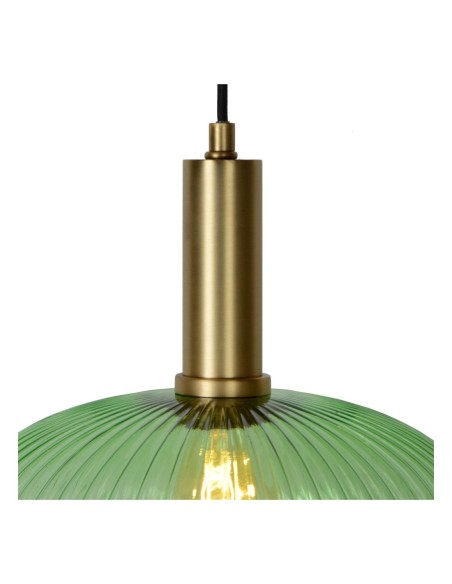 Suspension Diam. 30 cm 1xE27 40W Dimmable Vert - Lucide - Maloto