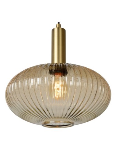 Suspension Diam. 30 cm 1xE27 40 W Ambre - Lucide - Maloto