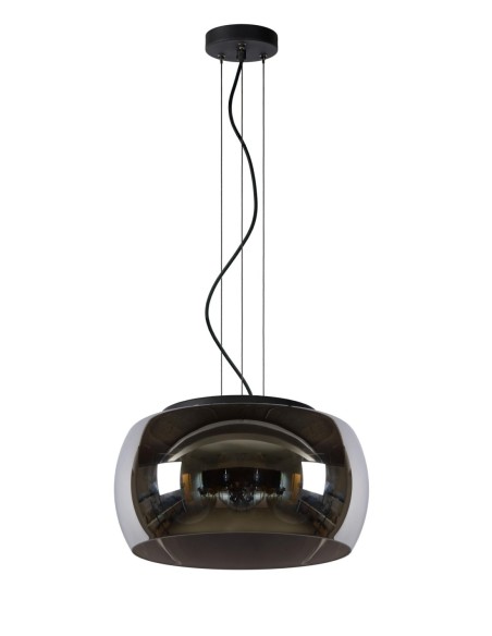 Lucide OLIVIA Suspension Diam. 40 cm 3xE27 Fume | Deko Light