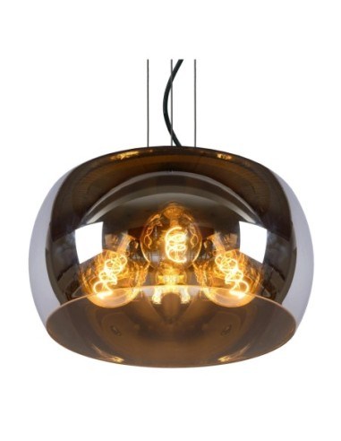 Lucide OLIVIA Suspension Diam. 40 cm 3xE27 Fume | Deko Light
