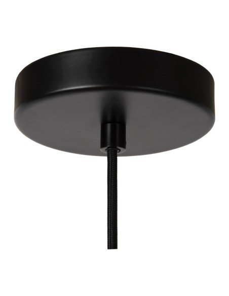 Lucide ELOISE Suspension Diam. 21 cm 1xE27 Noir | Deko Light