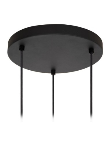 Lucide ELOISE Suspension Diam. 40 cm 3xE27 Noir | Deko Light
