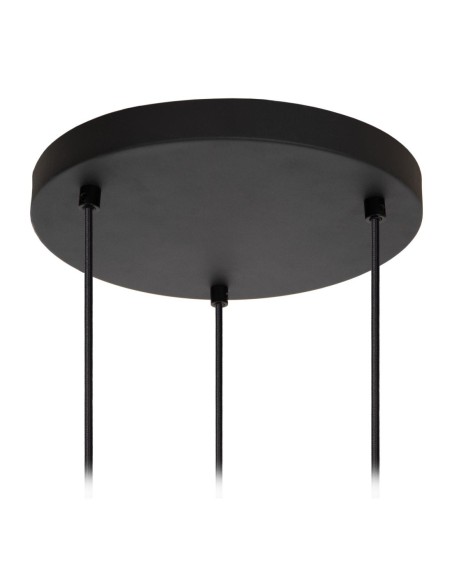 Lucide ELOISE Suspension Diam. 40 cm 3xE27 Noir | Deko Light