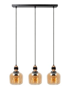Lucide ILONA Suspension 3xE27 Ambre | Deko Light 2
