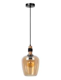 Lucide ILONA Suspension Diam. 22 cm 1xE27 Ambre | Deko Light 2