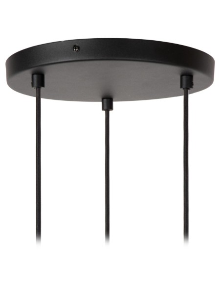Lucide MAYA Suspension Diam. 46 cm 3xE27 Noir | Deko Light