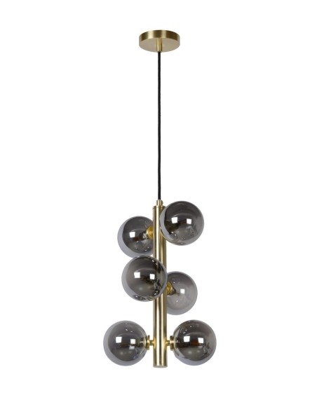 Lucide TYCHO Suspension Diam. 25,5 cm 6xG9 Or Mat / Laiton | Deko Light