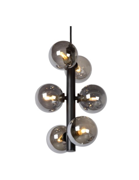 Lucide TYCHO Suspension Diam. 25,5 cm 6xG9 Noir | Deko Light