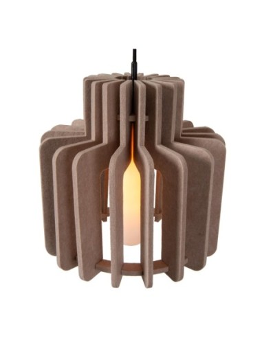 Rollo  de Lucide - Suspension feutrine Diam. 40 cm 1xE27 taupe