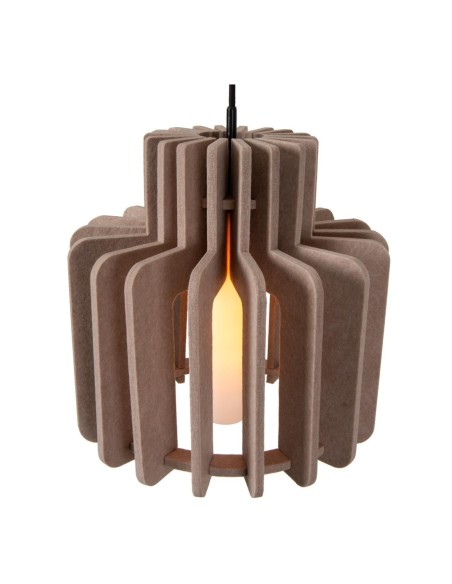 Rollo  de Lucide - Suspension feutrine Diam. 40 cm 1xE27 taupe