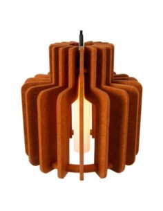 Suspension feutrine Diam. 40 cm 1xE27 terracotta - Lucide - Rollo 2