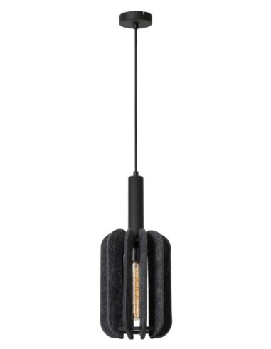 Lucide RAFAL Suspension Diam. 20 cm 1xE27 Gris | Deko Light