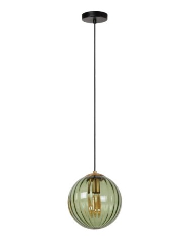 Lucide MONSARAZ Suspension Diam. 25 cm 1xE27 Vert | Deko Light