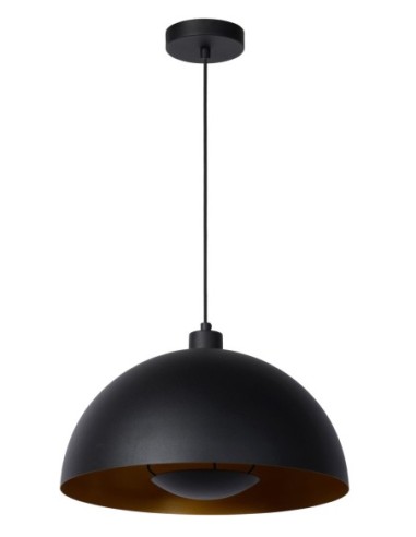 Lucide - Siemon - Suspension Diam. 40 cm 1xE27  Acier noir