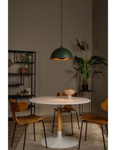 Lucide SIEMON Suspension Diam. 40 cm 1xE27 Vert | Deko Light